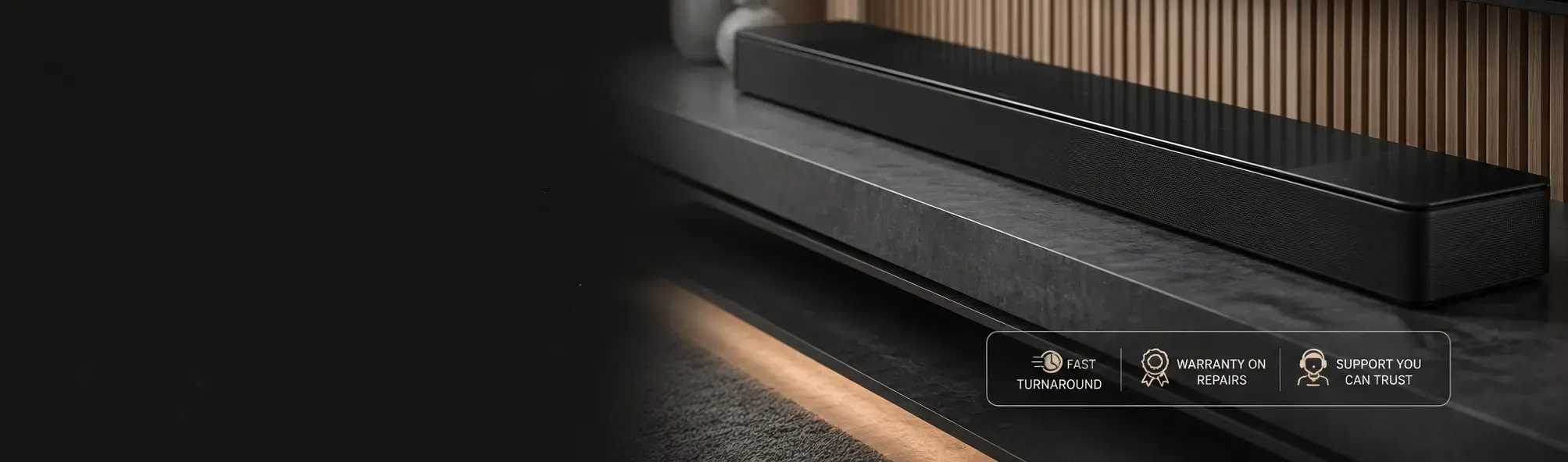 Bose Soundbar 300 in a living room setup